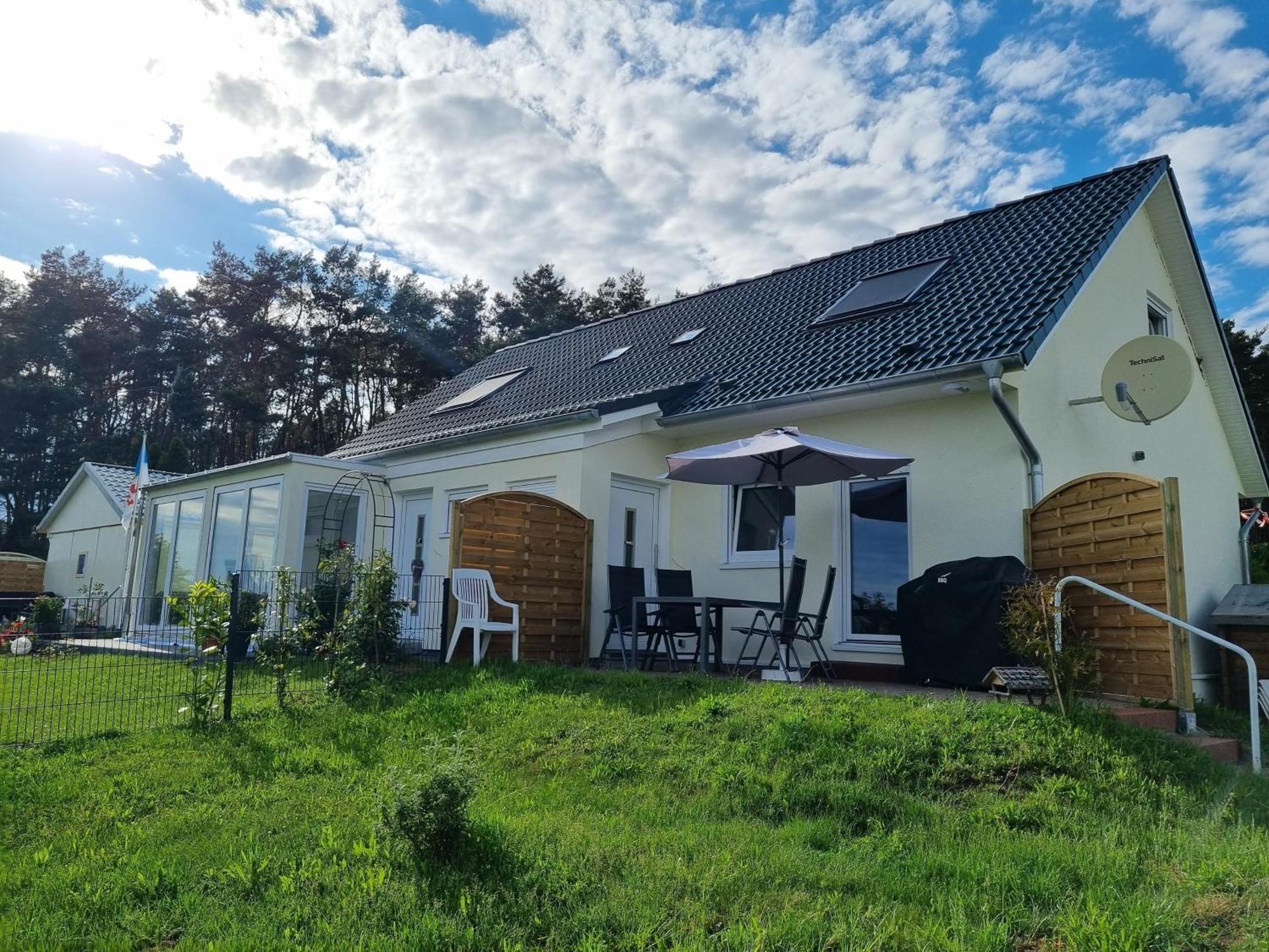 Ferienhaus Koehler Am Achterwasser Incl Boootsvermietung Urlaub Mit Hund Lutow ภายนอก รูปภาพ
